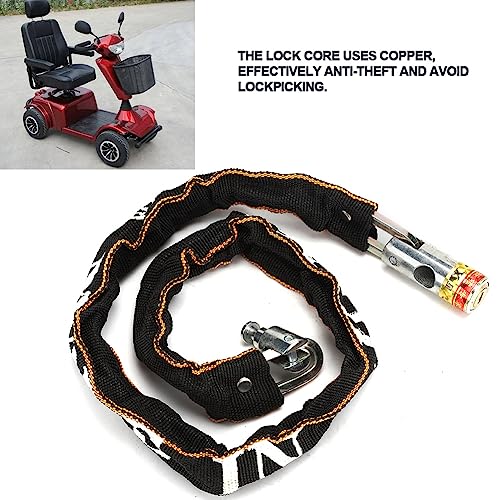 Chain Lock Anti Theft Motorcycle Mobility Scooter Chain Lock Bike Wheelchair Lock Mobility Scooters Accessories - Image 3