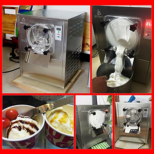 Kommerzielle Eismaschine - 1400 W 20 L/h Eismaschine mit hartem Aufschlag und LCD-Display Auto-Shut-Off-Timer One… – Bild 8