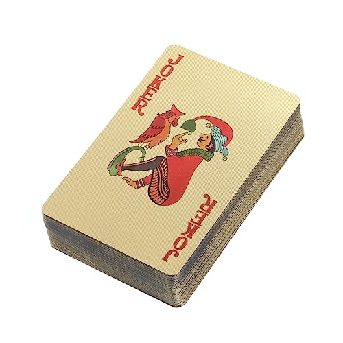 Toyvian 3stücke Goldene Spielkarten Im Deck Plattierte Pokerkarten Für Tischspiele Und Sammelwürdig Für Familienunterhaltung Und – Bild 6