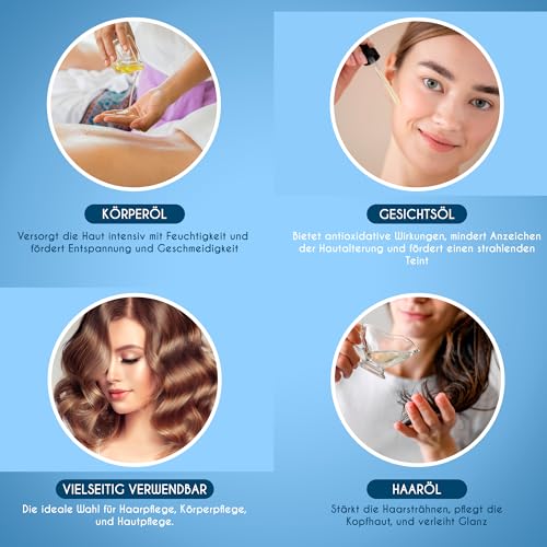 Kanzy Vitamin-E-Öl-Tropfen für Kosmetik, 60 ml, d-Alpha-Tocopherol, Anti-Falten, Anti-Aging, Vitamin-E-Öl gegen alle Arten von Falten, für Haut, Nägel und Haare – Bild 5