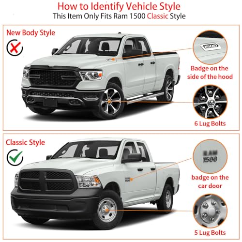Estribos laterales para Dodge Ram 1500/2500/3500 miniatura 7
