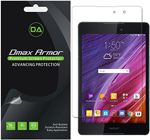 Dmax Armor [3-Pack] for Asus ZenPad Z8 Screen Protector, Anti-Bubble High Definition Clear Shield