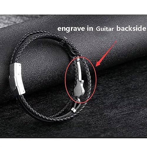 Image of Contemporary Casual Braided Leather Bracelet For Men /Boy's