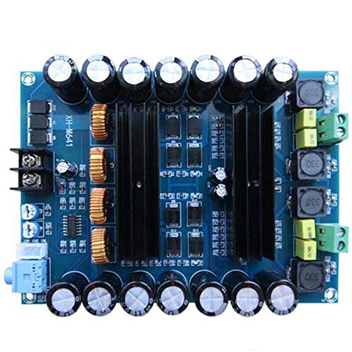 REES52 XH-M641 TPA3116D2 DC12V 24V 150W X 2 High Power Digital Audio 2 Channel Car Amplifier with G2-010 Boost Board