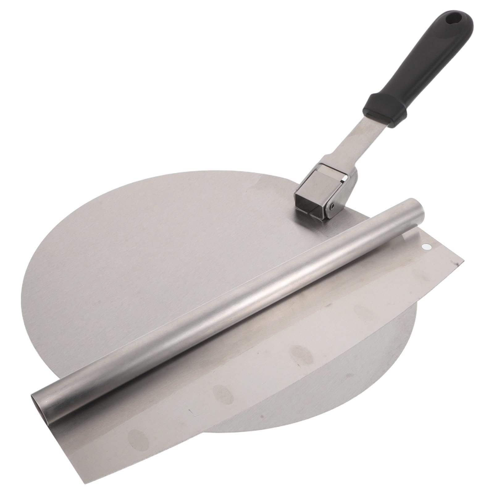 Pelle à pizza 25 cm en acier inoxydable pour enfourner et sortir vos tartes sans brûlure