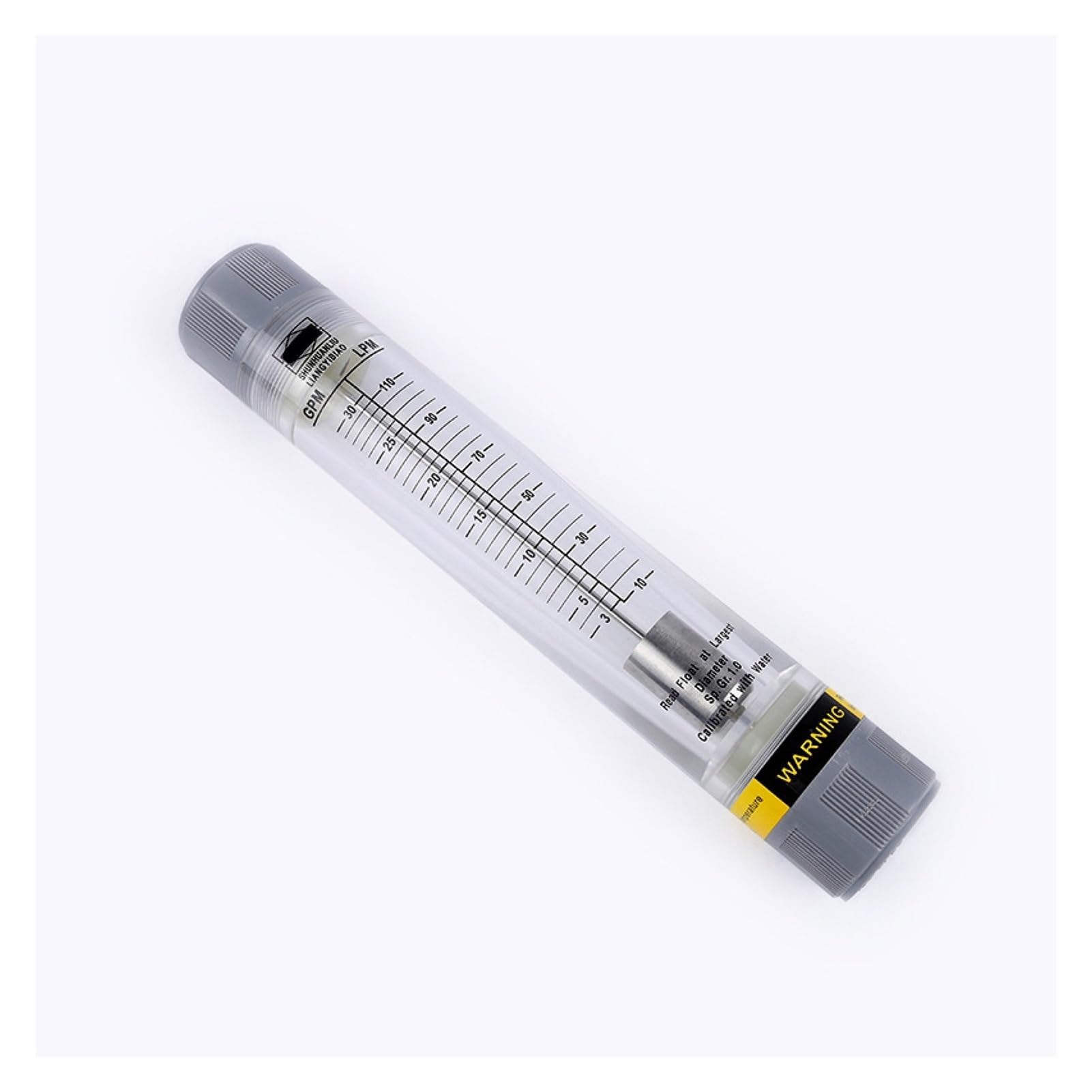 Caudalímetro Caudalímetro LZM-40G DN40 de PVC, rotámetro Transparente en línea de área Variable for Agua y líquidos.(Liquid-5-30GPM)