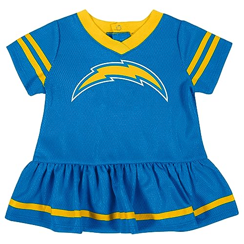 Image of Gerber NFL Baby Girls Jersey Dress and Diaper Cover