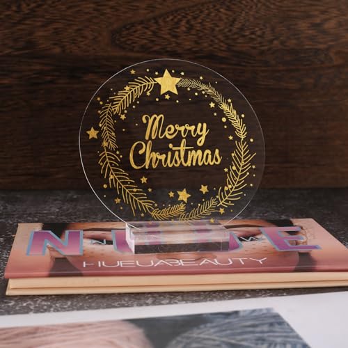 klare Acrylplatten, 52 Stk Acryl-Plexiglas Platte, 10x10 cm runde Acryl Rohlinge Scheiben, Transparente Acrylscheibe Kreis Runde, Acrylglas Platte für Bilderrahmen DIY Handwerk Display Projekte