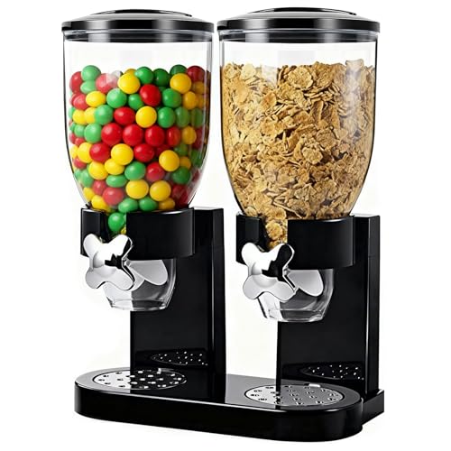 YuLiMirich Cereal Dispenser 2L Luftdichter Müslispender für die Organisation des Küchenvorratsraums Müslispender 2er Set Luftdichte Behälter für Müsli Reis Körner Süßigkeiten Kaffebohnen