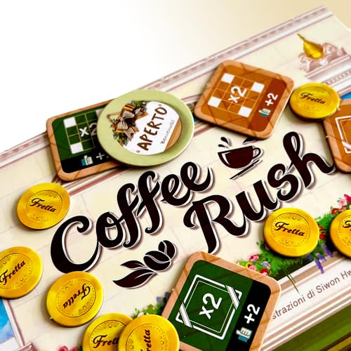 Coffee Rush - Juego de Mesa, 2-4 Jugadores, 8+ años miniatura 2