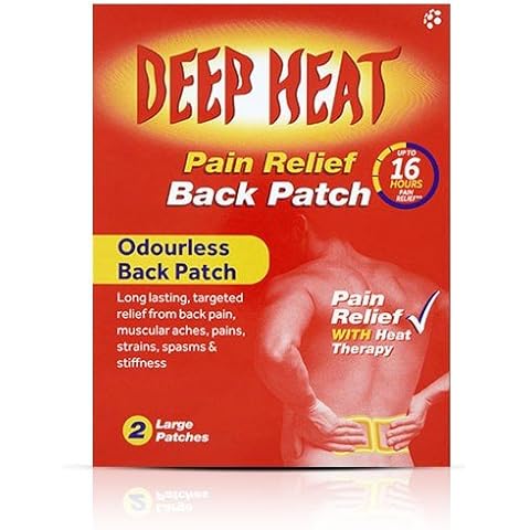 Deep Heat Pain Relief Back Patch, Pack of 2 Cover