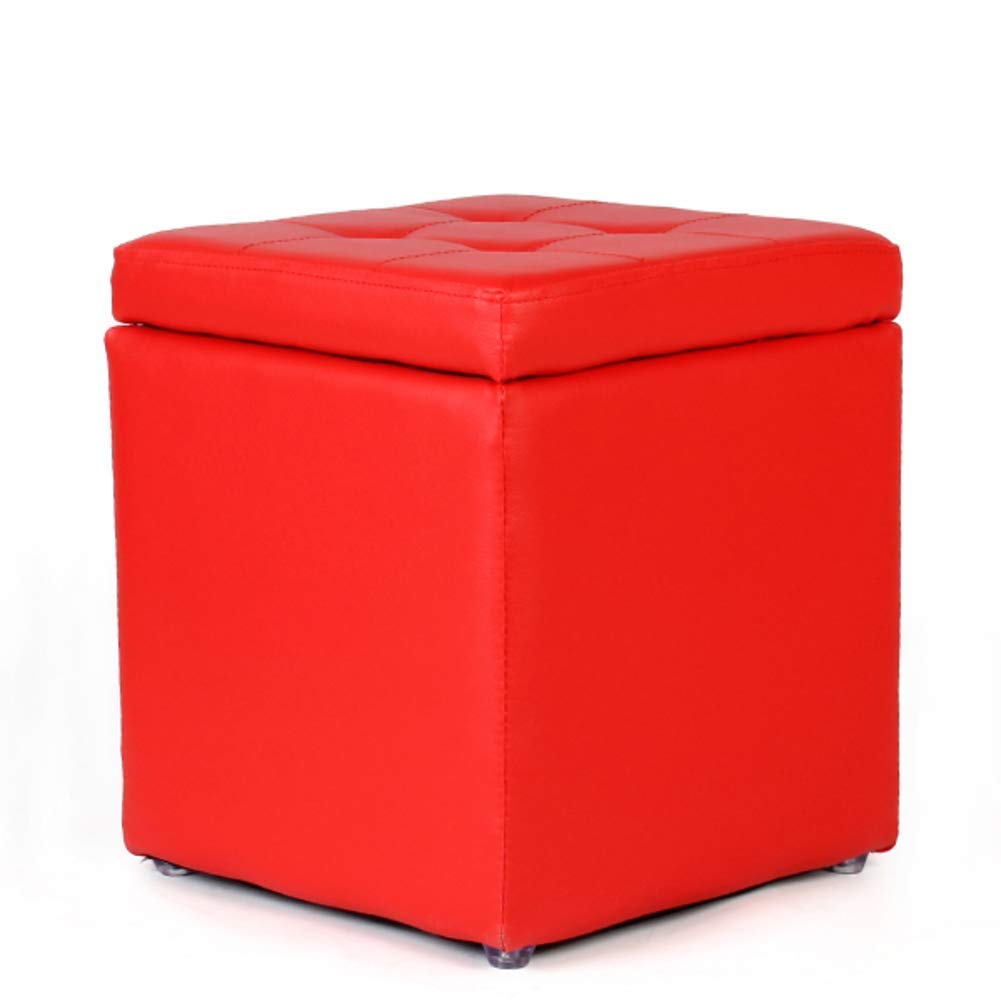 Pouf de rangement capitonné pour éliminer le désordre rapidement