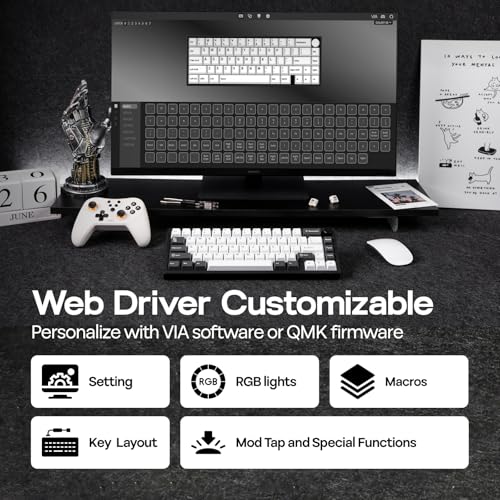 EPOMAKER Galaxy65 無線 QMK/VIA メカニカルキーボード の商品画像 7