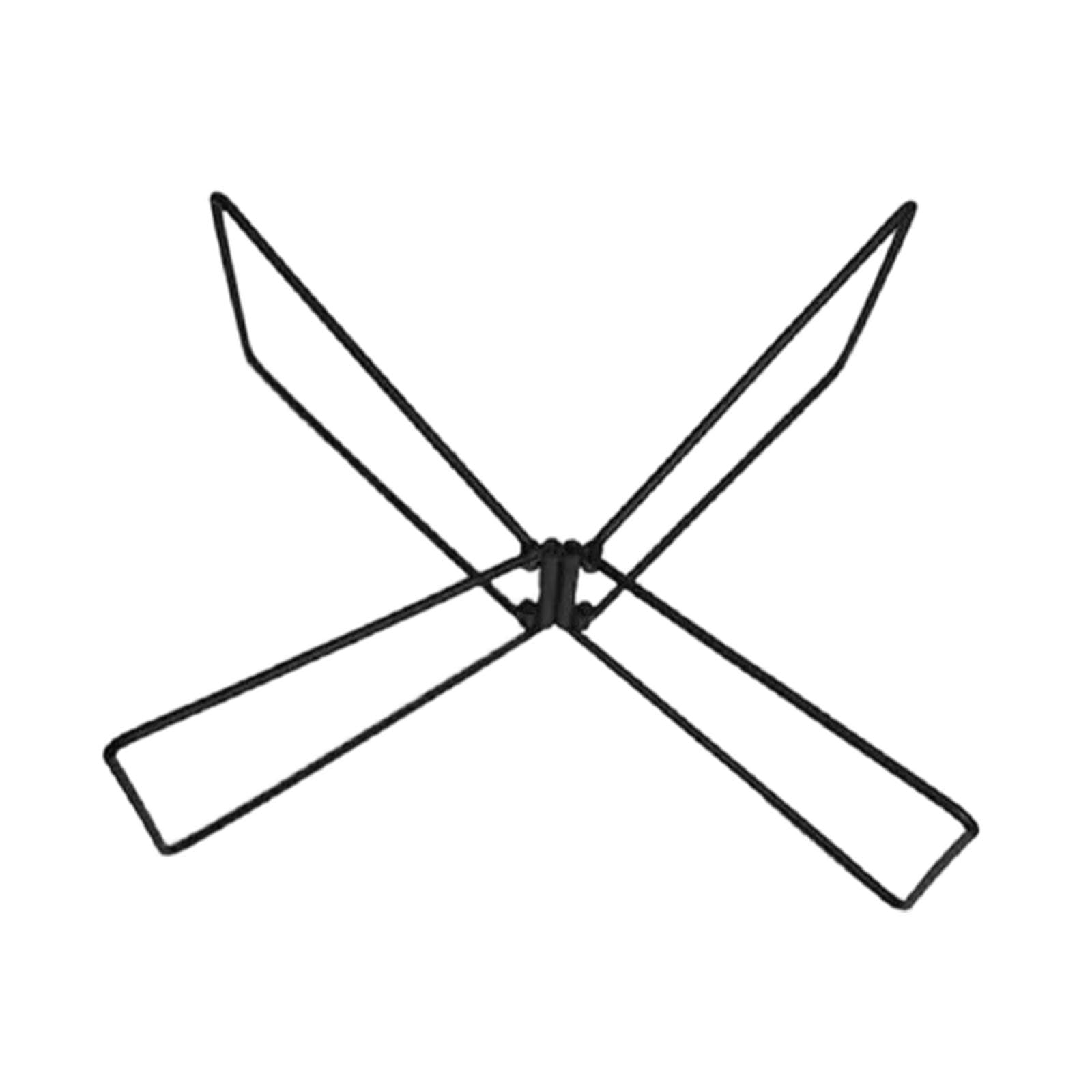 Support réfrigérant universel noir avec cadre pliable pour bac à glace