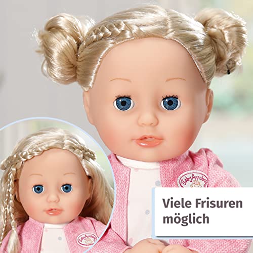 Baby Annabell Little Sophia 36cm, weiche Puppe mit Langen blonden Haaren, blauen Schlafaugen, inkl. Puppenkleidung, 706480 Zapf Creation – Bild 6