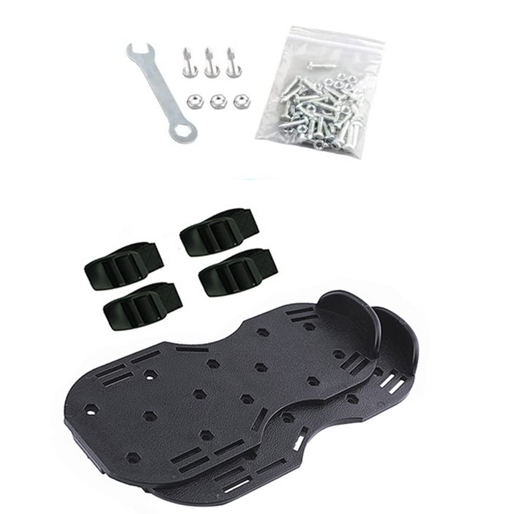 Lawn Shoes, Spike Shoes Lawn Tool Aeration Shoes for Epoxy Floor, Lawn Yard Patio Lawn Garden Yard (Black) — view 6