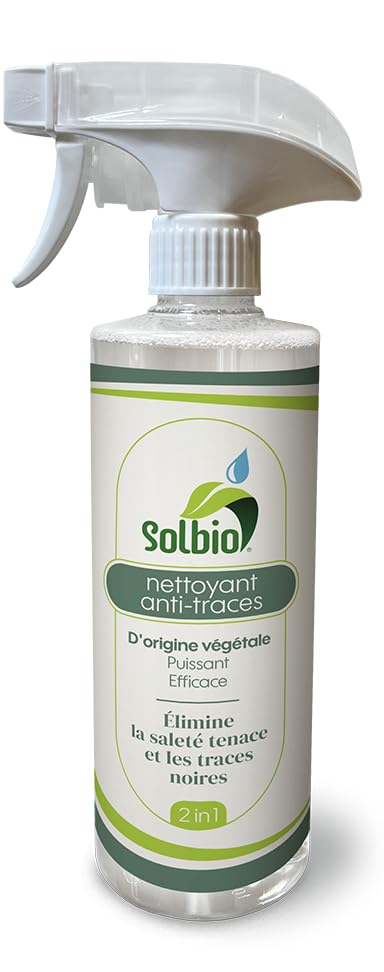 Solbio - Limpiador de Marcas Negras - 500ml - Limpiador de Base Vegetal para Autocaravanas, Caravanas y Barcos - Elimina las Marcas Negras en Superficies Exteriores
