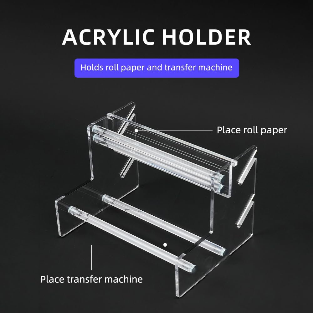 Transparent acrylic stand, high-grade roll paper tattoo transfer paper template paper with good realistic printing effect