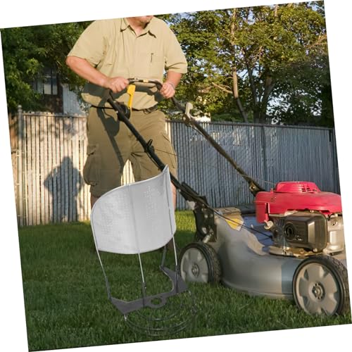 OFFSCH Human Design Cut Grass Rice Harvester Shield Rice Harvester Accessory Stainless Steel Tool Grass Mower Frame Harvest Shield for Replace Lawn Mower Shield Supplies