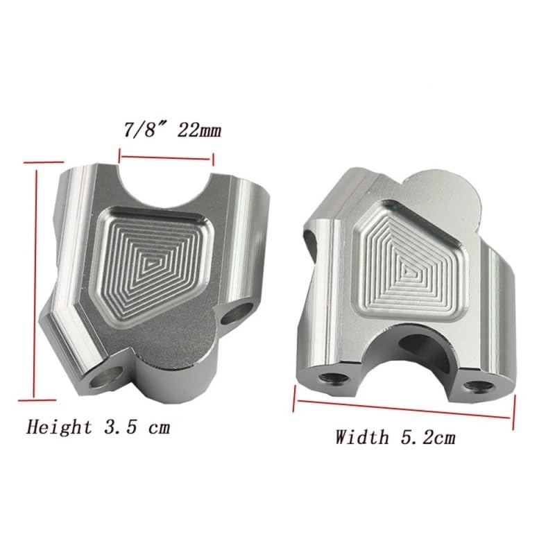 Elevadores de manillar para Suzuki VStrom 650 ideales para viajes largos 2