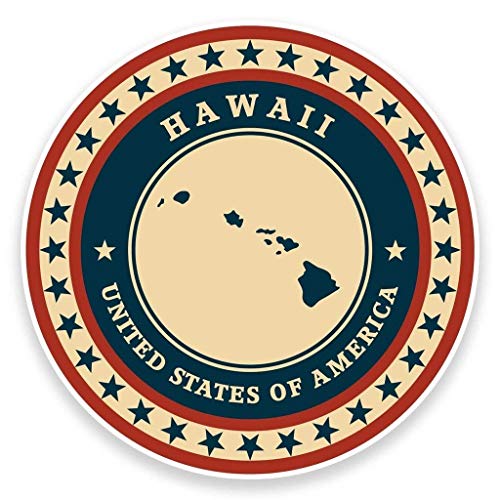 Hawaii USA Round Metal 0.75" Lapel Pin Hat Shirt Pin Tie Tack Pinback2