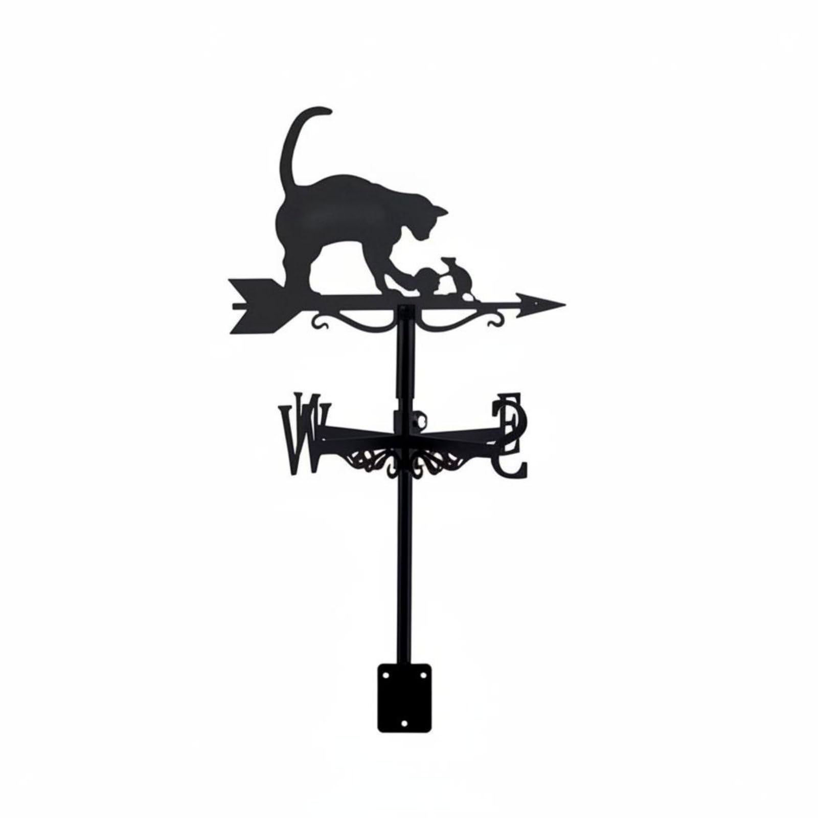 Decorative Cat Weathervane Rust Resistant Metal Wind Vane | Weathervanes-picture-19