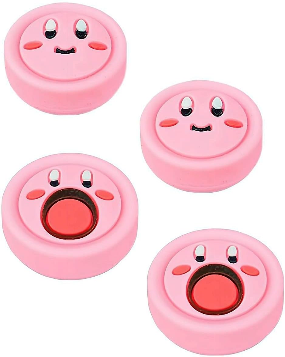 4Pcs Thumb Grip Caps for Nintendo Switch, Joystick Caps Soft Silicone