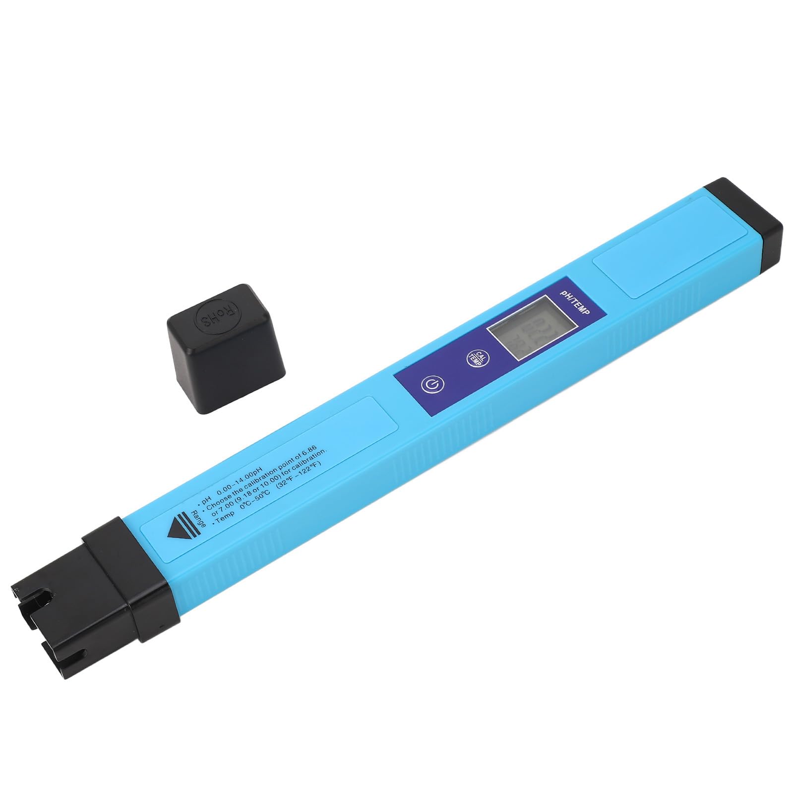 ViaGasaFamido Cyfrowy Tester Wody Bluetooth, Miernik PH 2 w 1 z temperaturą