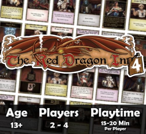 The Red Dragon Inn 4 juego de cartas de estrategia miniatura 4