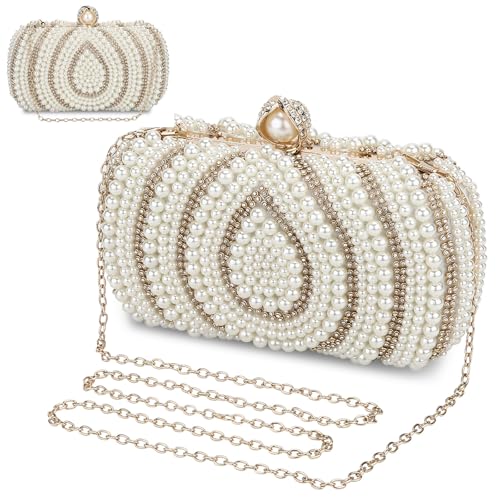 Pochette à perles brodées sac de mariage formel et de soirée chic