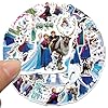 50pcs Frozen Princess Stickers for Girl Water Bottle, Cute Disney Cartoon Waterproof Vinyl Decal for Teen Kids Laptop Skateboard Phone Guitar Travel Case Bike Helmet #5