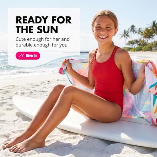 Image of Kanu Surf Girls' Reese UPF 50 Beach Sport Criss-Cross One Piece Swimsuit