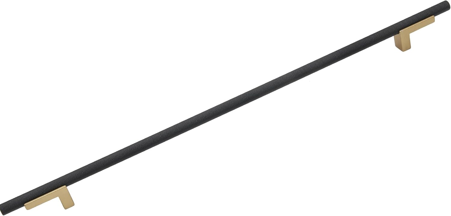 Alno A2903-14-CHP-MB - 14" Pull Knurled Bar, Champange-Matte Black