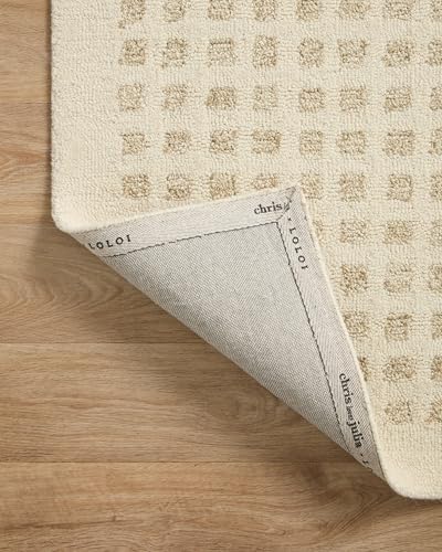 Image of Loloi Chris Loves Julia Polly Ivory /Natural 7'-9 inch x 9'-9 inch Area Rug