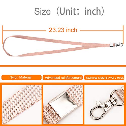 Arae US-BGELYD-MIX Neck Lanyards For Id Badge Holder Durable Flat Nylon Lanyard Strap thumb #4