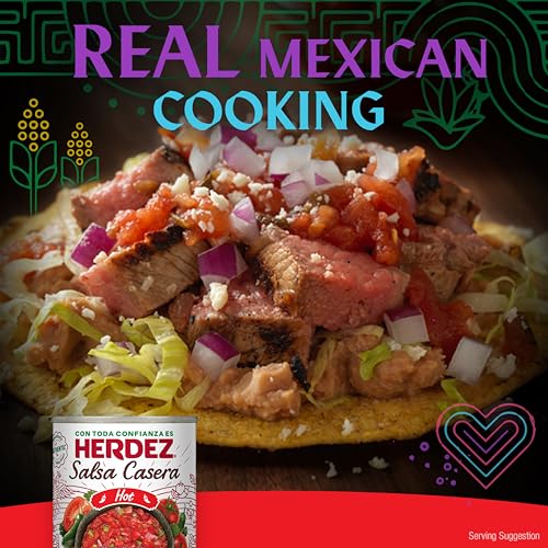 HERDEZ Salsa Casera, Hot, 7 oz Can (12 Pack) - image 5