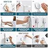 TAILI Double Layer Soap Holder, Bar Soap Dish Saver Suction Cup for Shower Wall Mounted, Suitable for Bathroom, Tub, Sponge Caddy Kitchen Sink,Easy to Clean,Universal Bathroom Shower Accessories,White #4