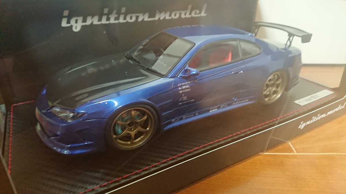 Amazon | 1/18 IGモデル限定 VERTEX S15 シルビア ダークブルー 品番