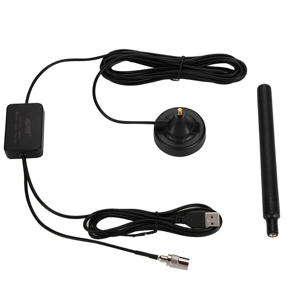 Vbestlife Antenne FM dipôle Portable amplificateur antenne FM Haute fréquence 85-112 MHz Installation Simple