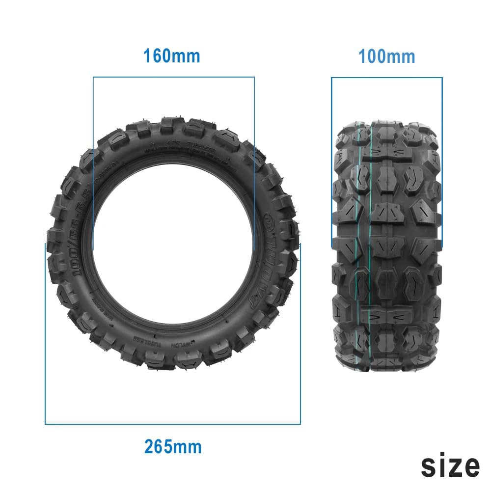 Electric Scooter Tire 100/55-6.5 Tubeless Scooter Tires For Electric ...