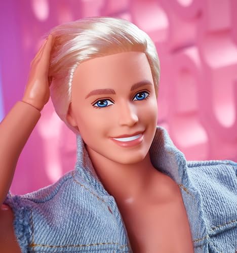 Muñeco Ken de colección Barbie The Movie en conjunto denim miniatura 3