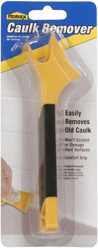 Image of Homax - 41072058551 Caulk Remover Tool, Yellow /Black (Pack of 6)