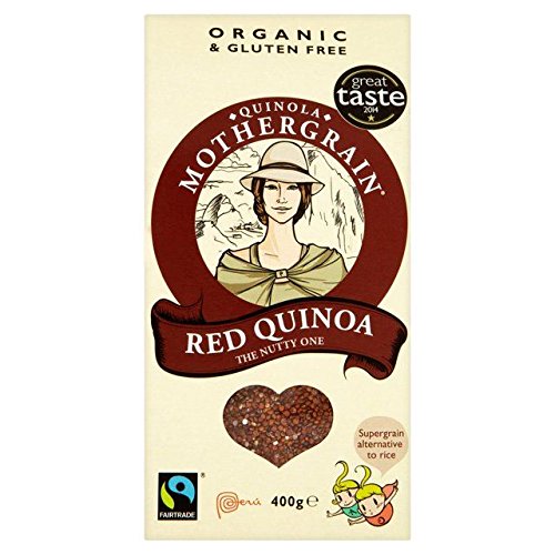 Quinola MothergrainOrganic & Fairtrade Red Quinoa - 400g (0.88lbs)
