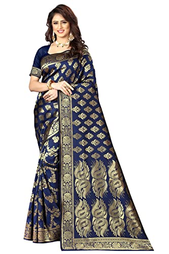 Image of Sugathari Women's Art Silk Maroon Kanchipuram Saree (SAN PARI 75 MAROON)