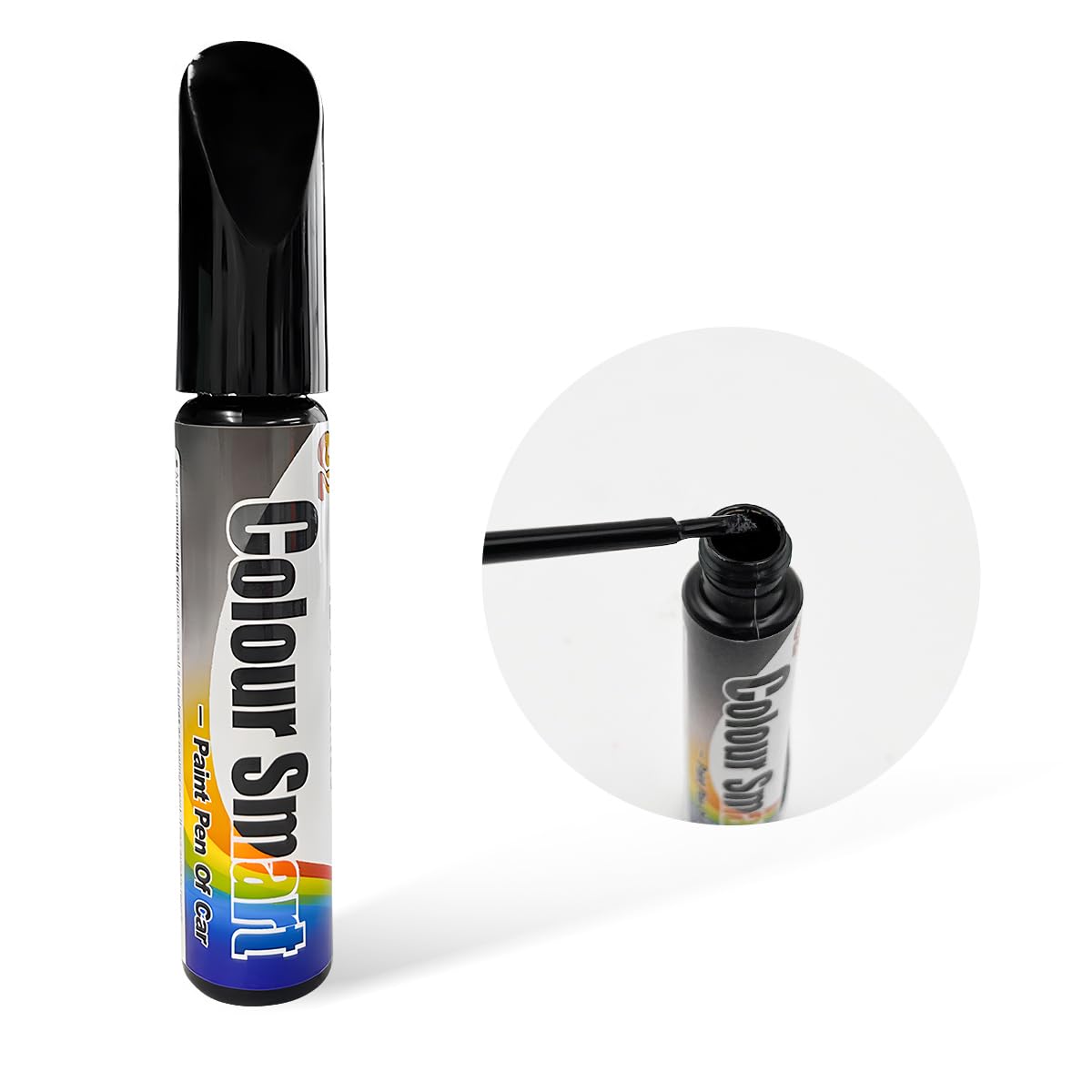 Car Touch Up Paint Fill Paint Pen, Auto Remover Scratch Paint Pen, Quick & Easy Solution to Repair Minor Automotive Scratches Touch Up Paint Pen, Universal Car Accessories (Black)