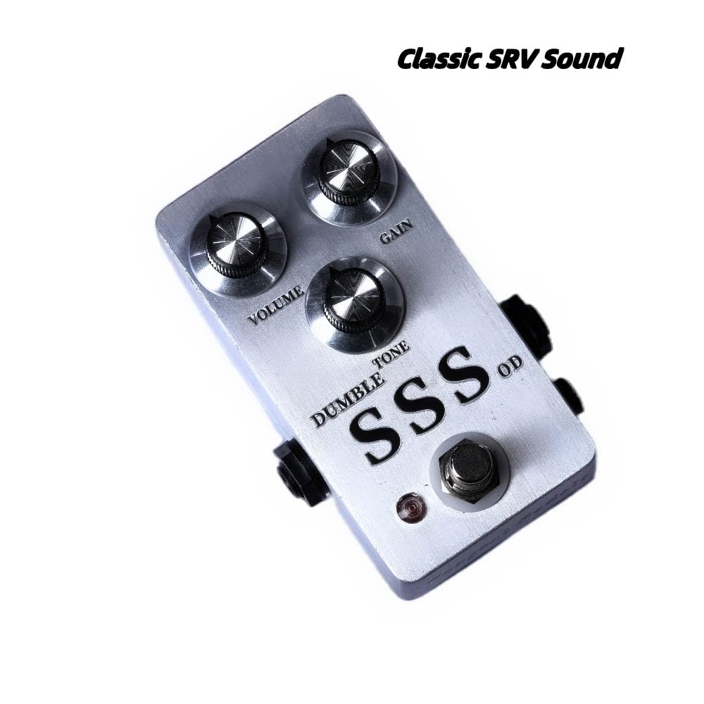 SSS Overdrive Guitar Pedal, Legendary Double Speaker Overdrive Tone, Classic SRV Sound,Overdrive Guitar Effects Pedal Everything Else