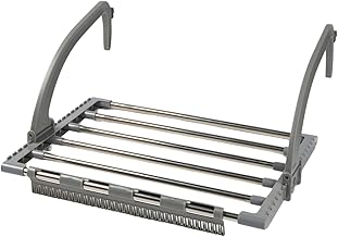 Radiator Clothes Dryer Extendible - Balcony Clothes Dryer & Clothes Airer - Ideal for Radiators, Balcony & Bathtub - Up to 4.5 m Drying Line - Stable & Space Saving - Includes Sock Clip