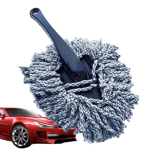 Cepillo De Limpieza De Automóviles - Dusters Para La Limpieza | Mop De Lavado De Autos, Cepillo De Polvo De Vehículo, Mango Ergonómico, Herramienta De Polvo De Polvo Multipropósito, Suministros De Lim
