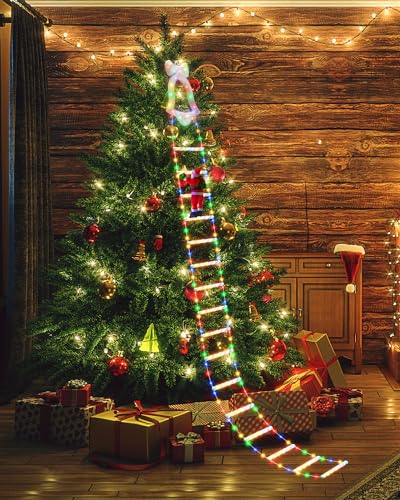 Keten LED Christmas Lights -9.5FT Outdoor Christmas Decorations with Climbing Santa Claus, Christmas Tree Lights for Indoor Outdoor, Window, Garden, Home, Wall, Holiday Decor, Multicolor Keten LED Christmas Lights -9.5FT Outdoor Christmas Decorations with Climbing Santa Claus, Christmas Tree Lights for Indoor Outdoor, Window, Garden, Home, Wall, Holiday Decor, Multicolor