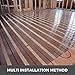 Happybuy PEX Heat Transfer Plates 300/Box Radiant Heat Transfer Plates 4Ft PEX Aluminum Heat Transfer Plates 1/2Inch Heat Transfer Plates for PEX Tubing